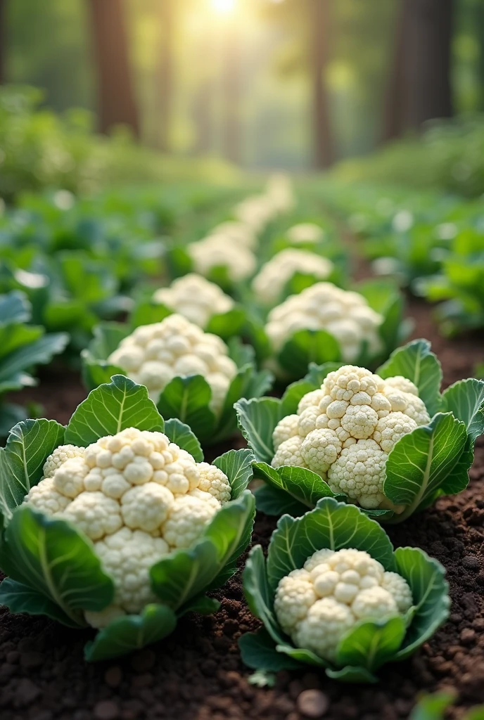 Cauliflower bed