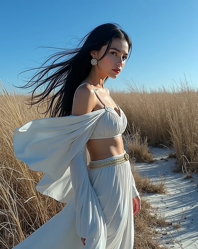 a (beautiful) Young Brazilian, (extremely pale skin:1.2), (straight black hair:1), (small and pointed nose, full lips, pointed chin, small face). (((Fascinating body, thin waist and thick hips, piernas gruesas y largas beautifuls, big ass, healthy body))). 19 years, posing with confidence.