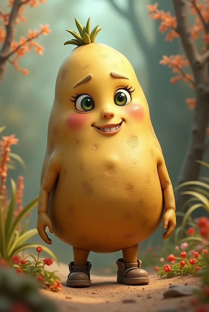 A potato with life