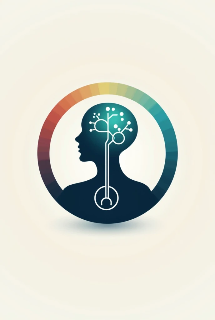 psychology logo, around a circle
