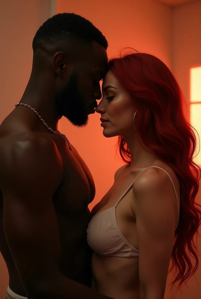 10 black men have sex with redhead woman