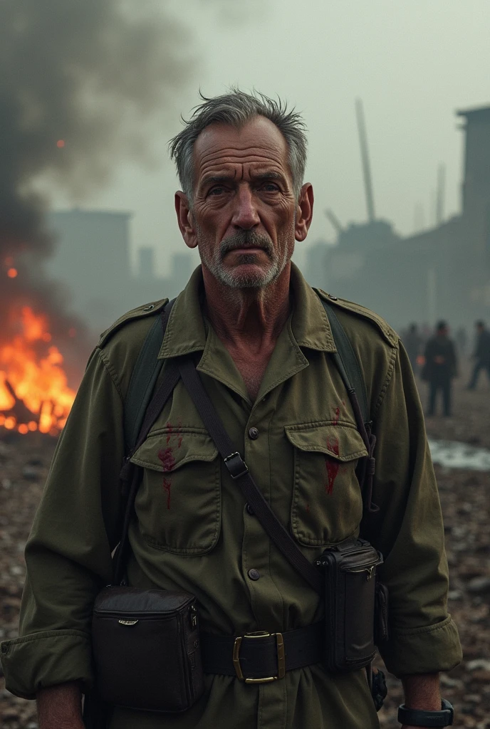 A man age 52 soldier and he was betrayed and shooted