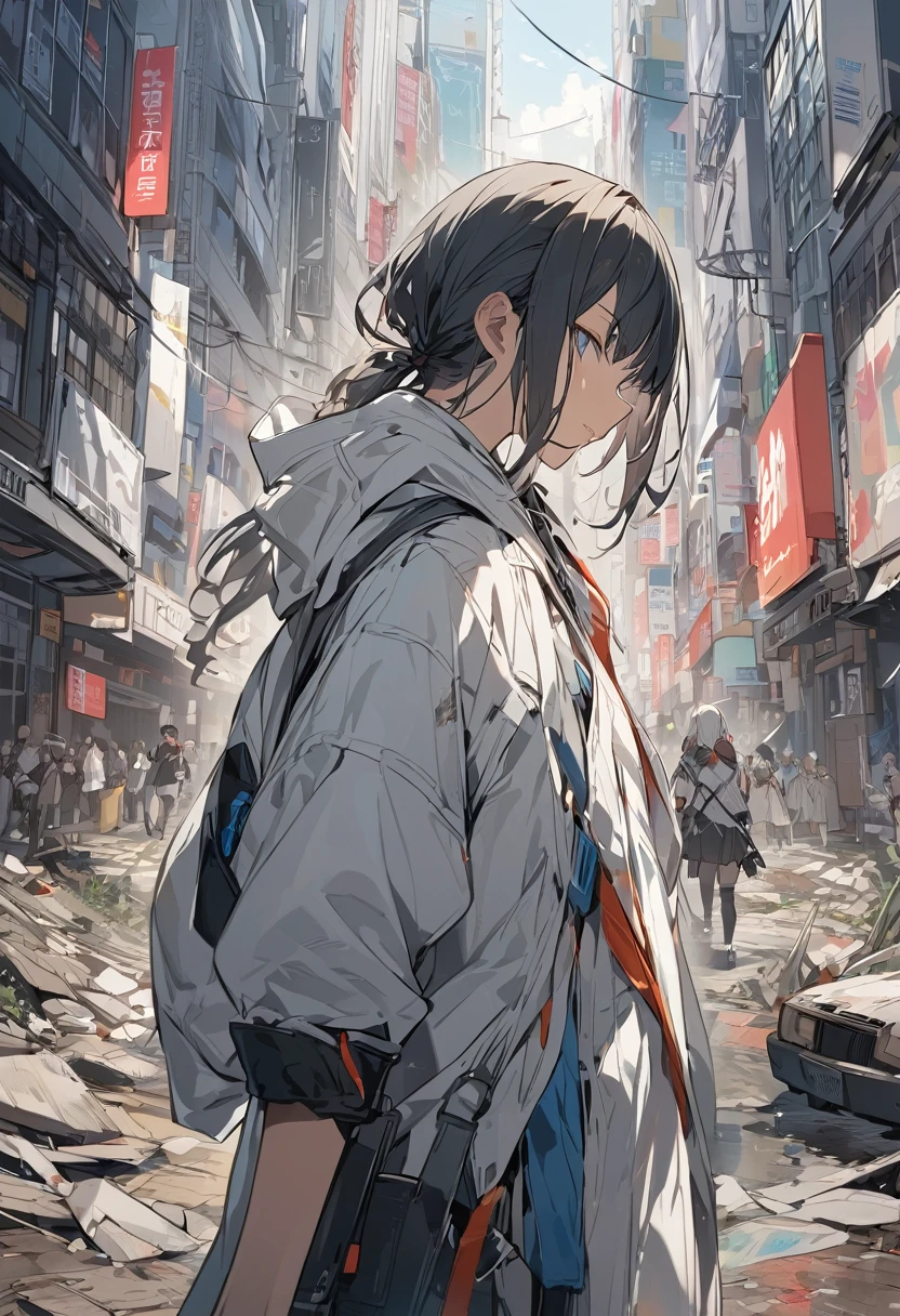 Shibuya 1000 years after the extinction of humanity