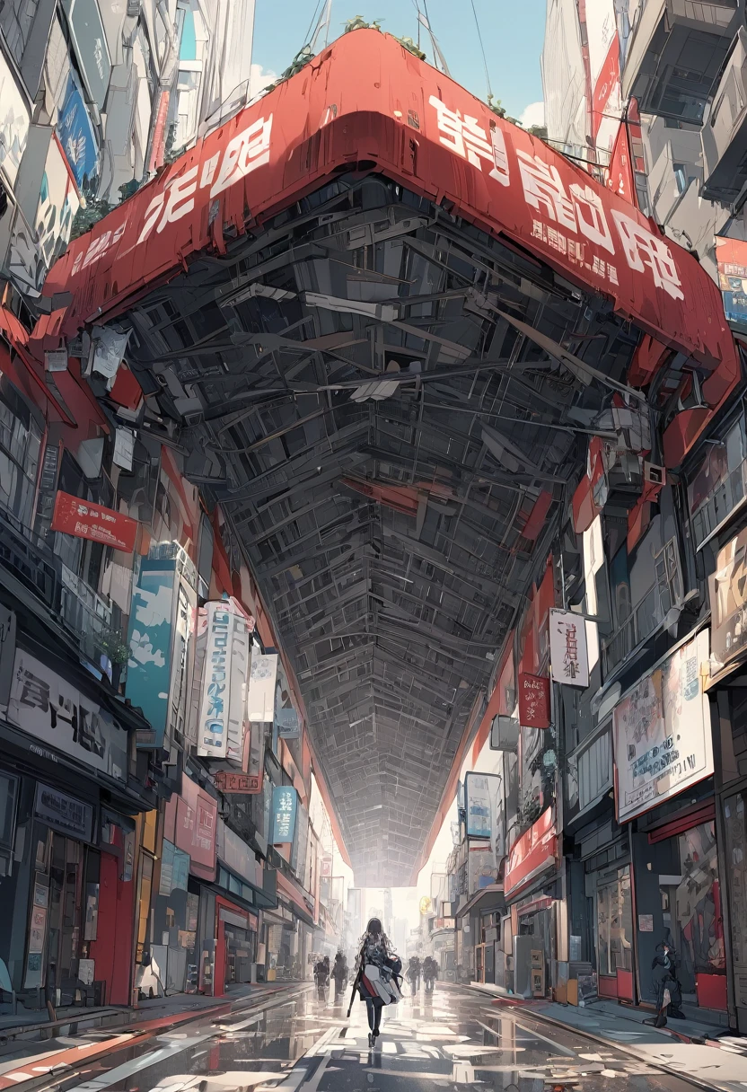 Shibuya 1000 years after the extinction of humanity