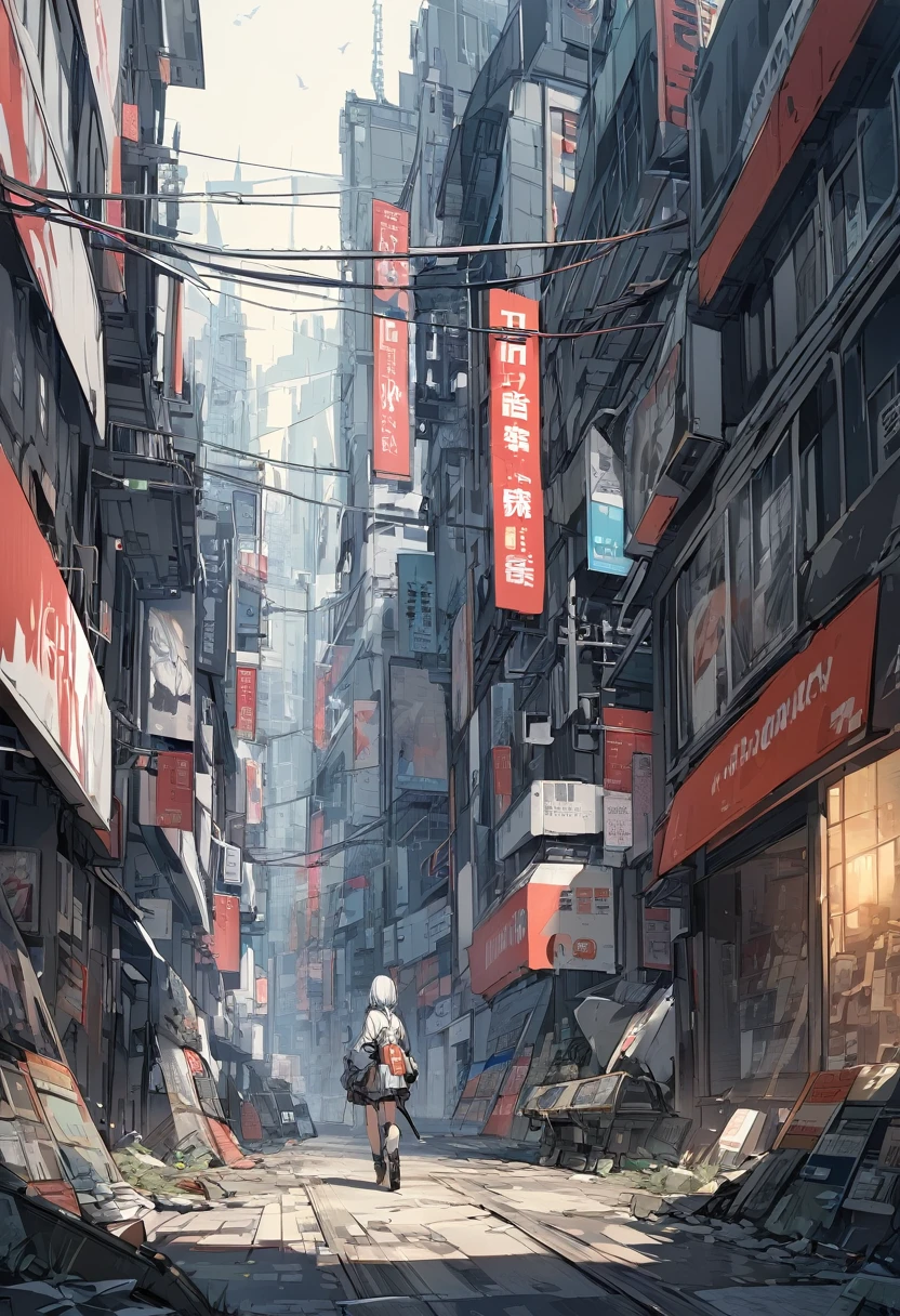 Shibuya 1000 years after the extinction of humanity