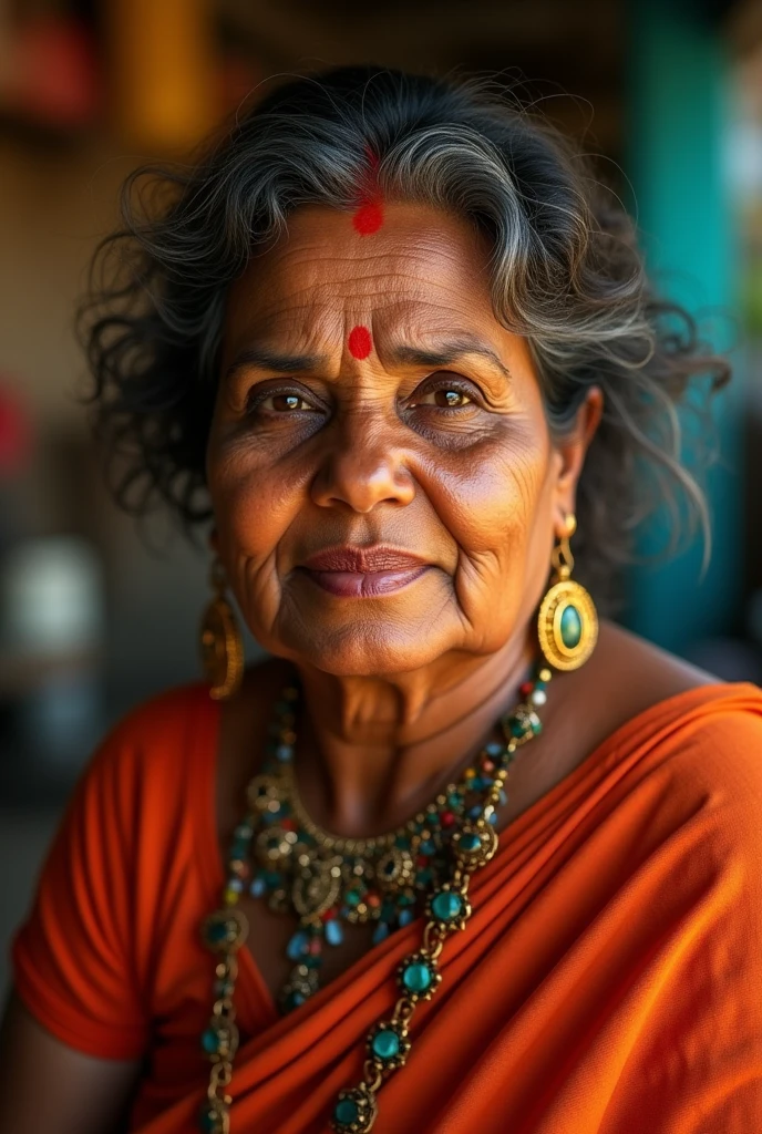 Oily hot indian aunty