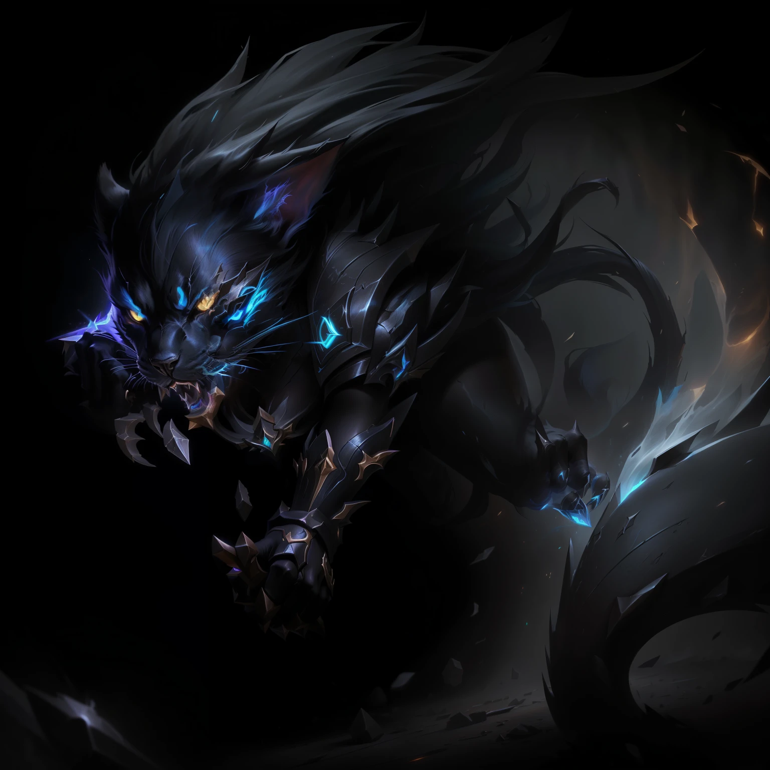 Black cat,Claw Attack,Claw,Skill Icon,lolSkill Icon,high resolution, League of Legends Inventory Items,Diablo concept art