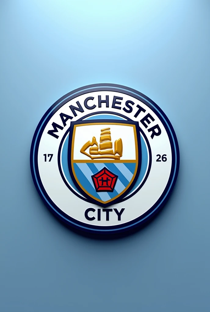 Start by putting the current Manchester City crest