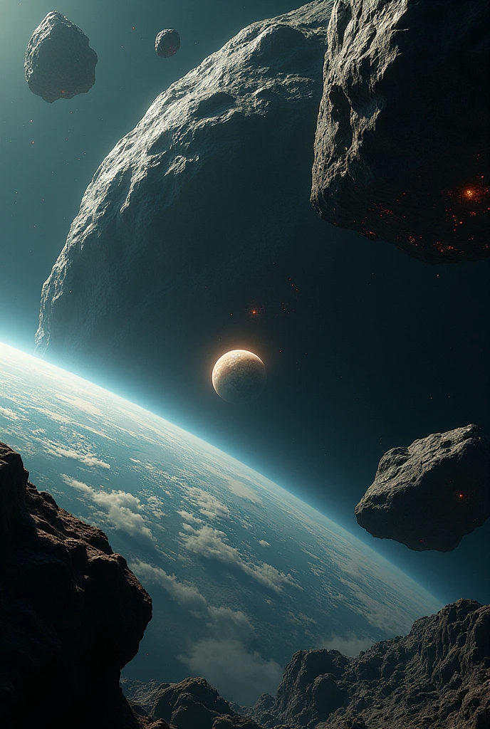 Astroids coming towards the earth