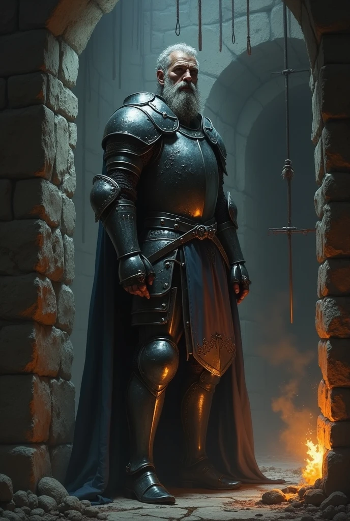 Knight from kingdom tortured by his king