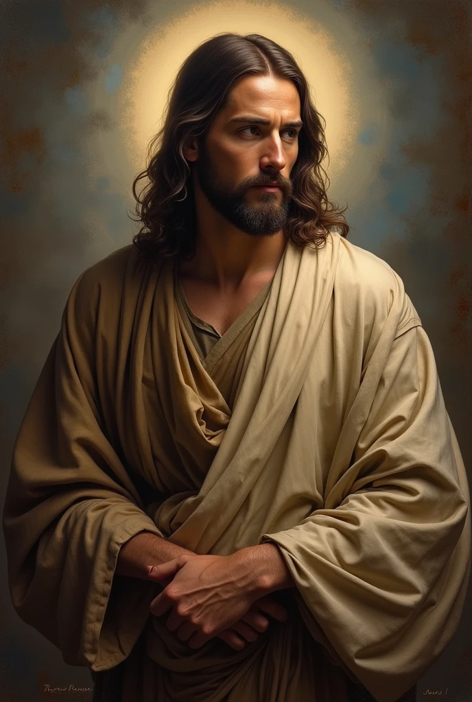 Art painting, Jesus christ