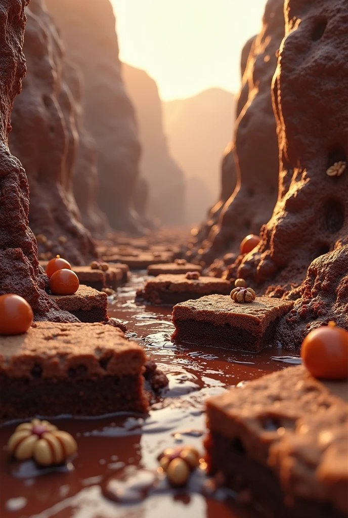 Make a world out of brownies