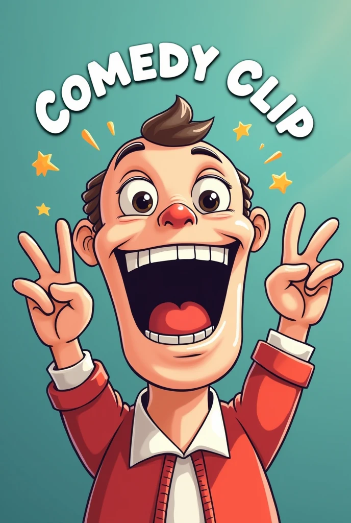 Can you creat a YouTube banner of 2560 × 1440 pixel.and the main content with in the central 1546 × 423 pixel. and background with clean and engaging. A gradient, subtle pattern or high quality image related to comedy. And channel name COMEDY CLIP HQ with a bold and clear font. and have a tagline with like best funny moment on YouTube. and use a bright cheerful color ensure the text contrast well with the background for readibility and keep cohesive with the channel theme.