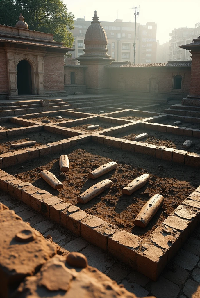 800 kirati head buried at square shaped mass grave in patan
