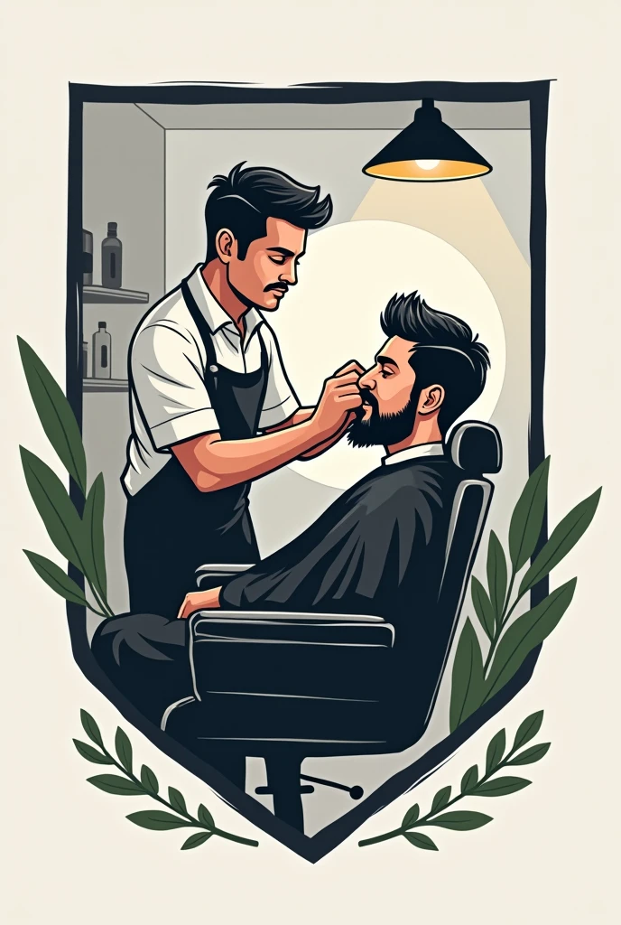 Make a profile logo for a barber with the name Kakai_kag_cut-in_01
Faz ele cortando cabelo de outra pessoa
Com o nome Kakaikagcut-in_01