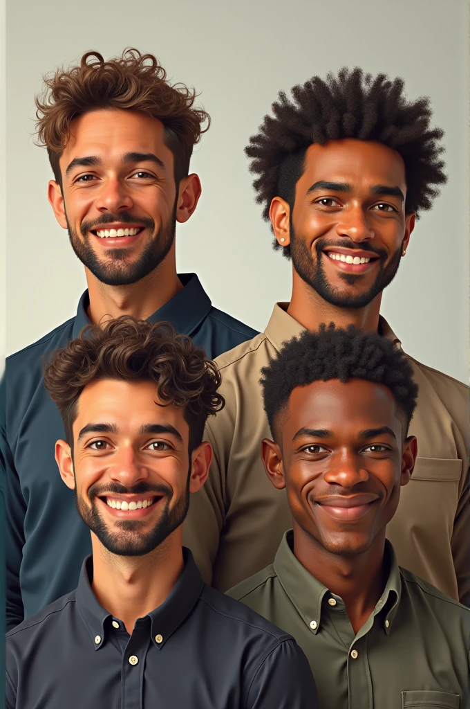 4 man teacher with curly short hair