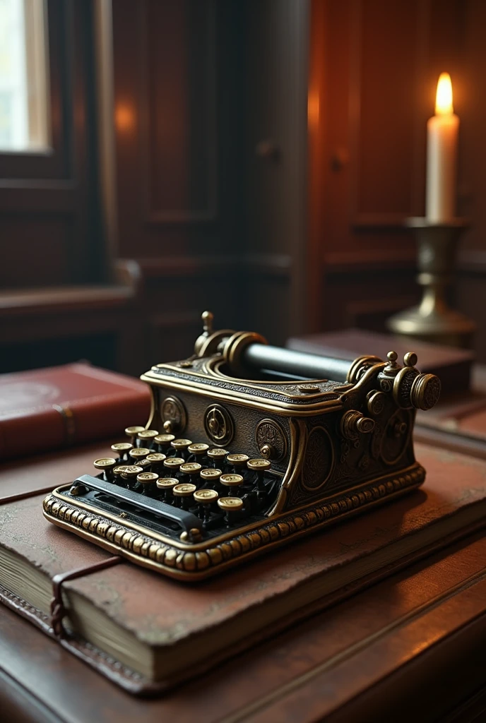 Ultra-retro smartphone from the 19th century、It has a small built-in typewriter