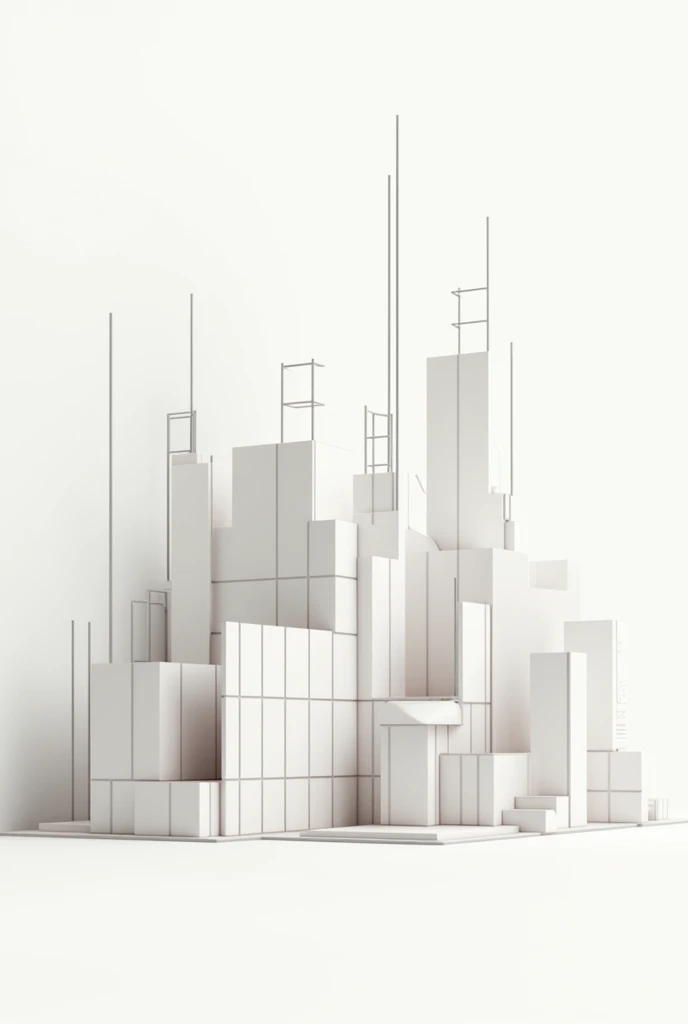 Make a linear architectural composition explaining what that composition expresses.