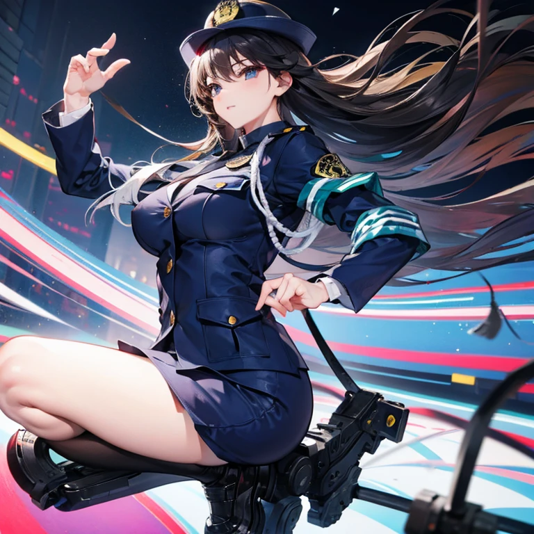 Ultra-high resolution, Ultra-high resolution, Ultra-high resolution, Ultra-high resolution, Big Breasts,policewoman