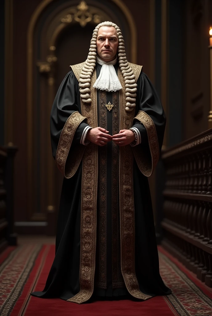 Elegant judge clothes