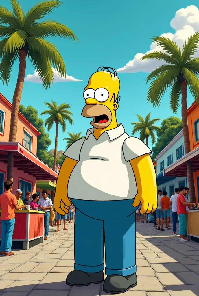 Homer Simpson in Venezuela 