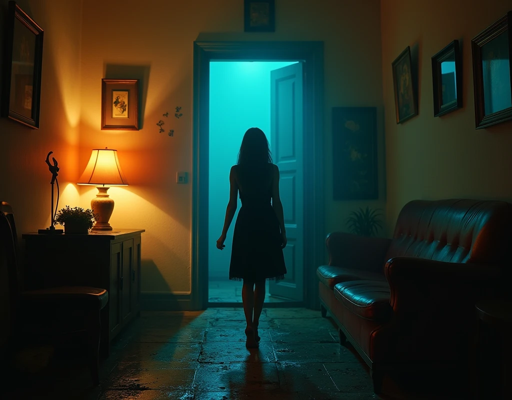 Make a background where there is Mary that you can't see