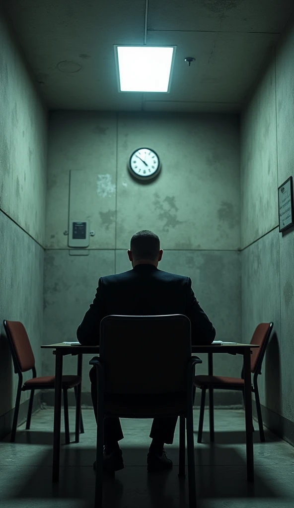 Create a police interrogation room.