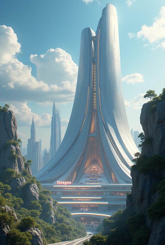 Include an image of a modern, technology-inspired design with elements symbolizing growth and advancement