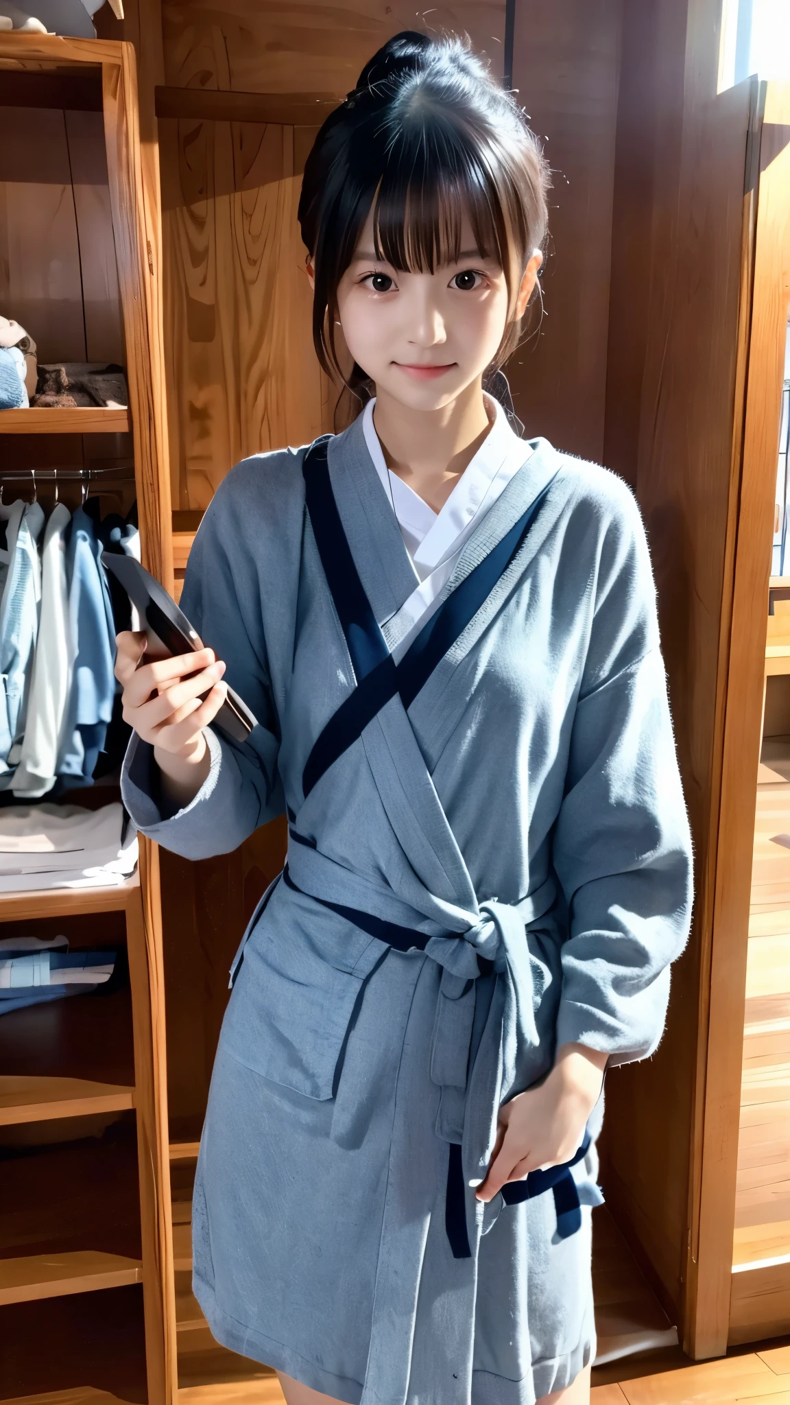 Cute girl, kendo,