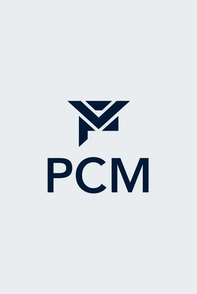 Create a logo with the name PCM