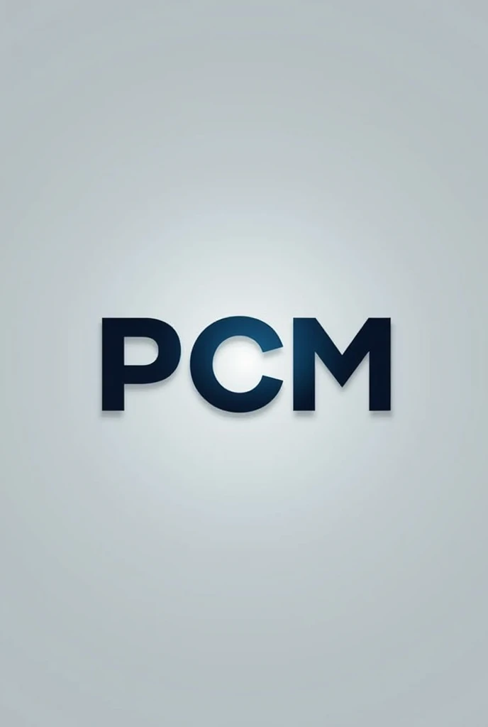 Create a logo with the name PCM