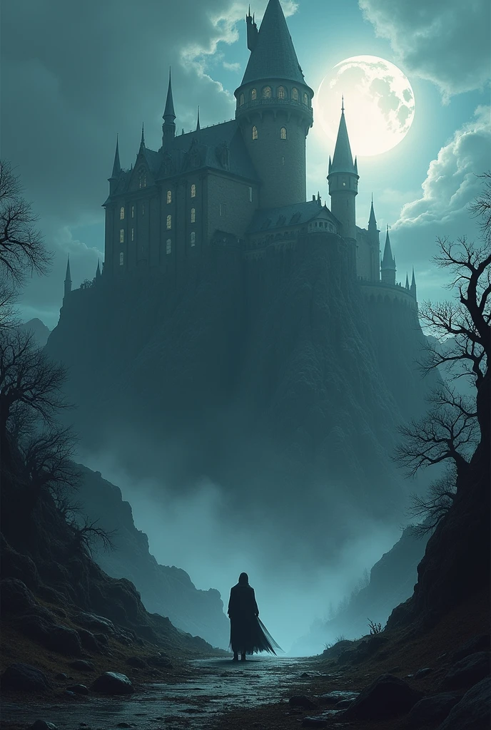 Dark fantasy with a castle