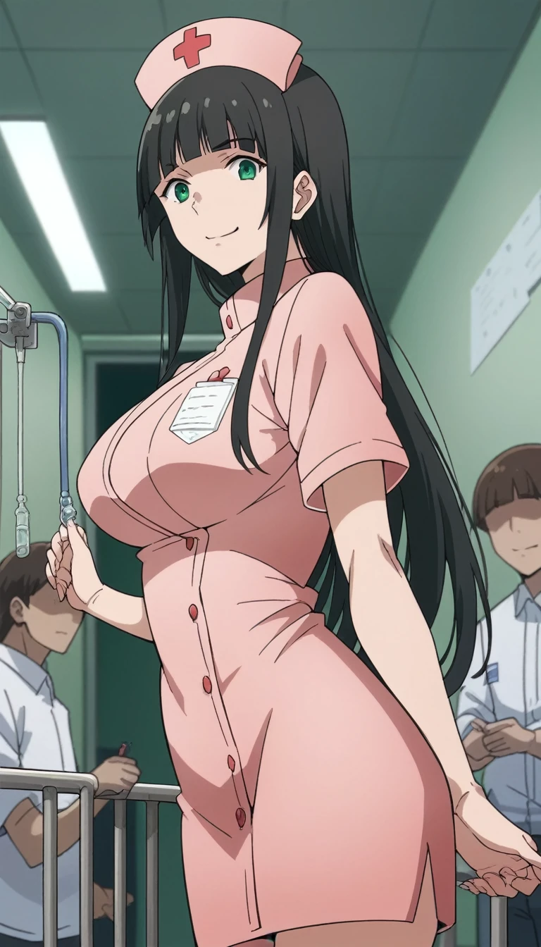 nurse uniform,hospital, latex nurse suit,nurses,busty,elbow gloves,labcoat,black hair woman,grey eyes , gigantic ,medical instruments,asian nurse,two nurses,speculum,examination room,oversize ,big ass ,strap on, lay on table ,legs spreaded,giving birth,gyno chair , dentist,Milf,latex,pink uniform,oversize breasts