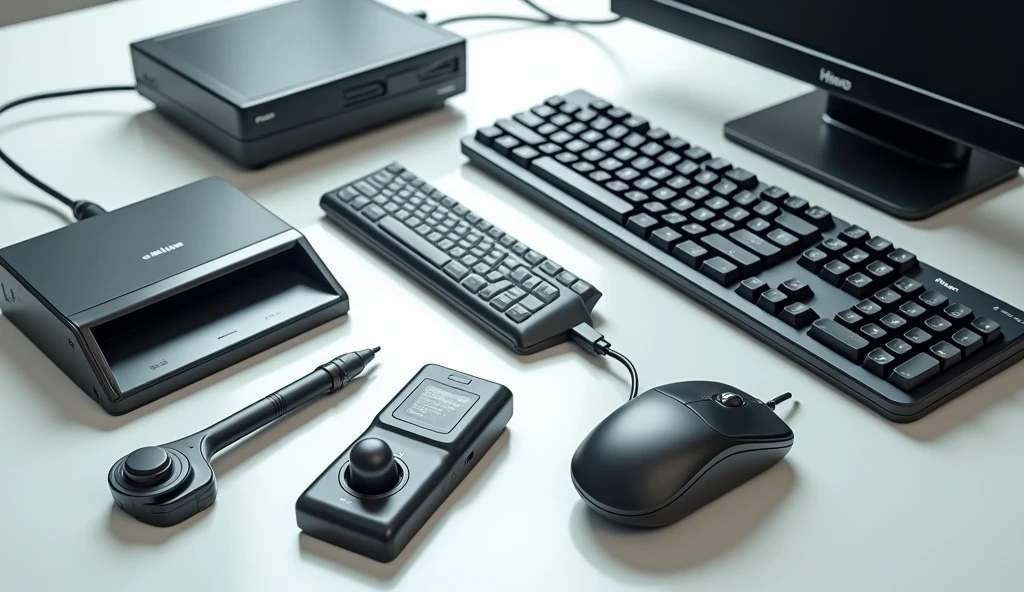 INPUT PERIPHERAL DVICES ON COMPUTOR WHERE ALSO INCLUDED KEYBOARD, MOUSE, OMR, OCR, JOYSTICK, LIGHT PEN, SCANNER AND OTHERS DVICES IMAGE ON REAL LIFE