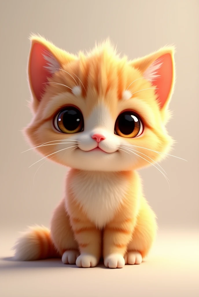 realistic cat、cute、digital art、picture、