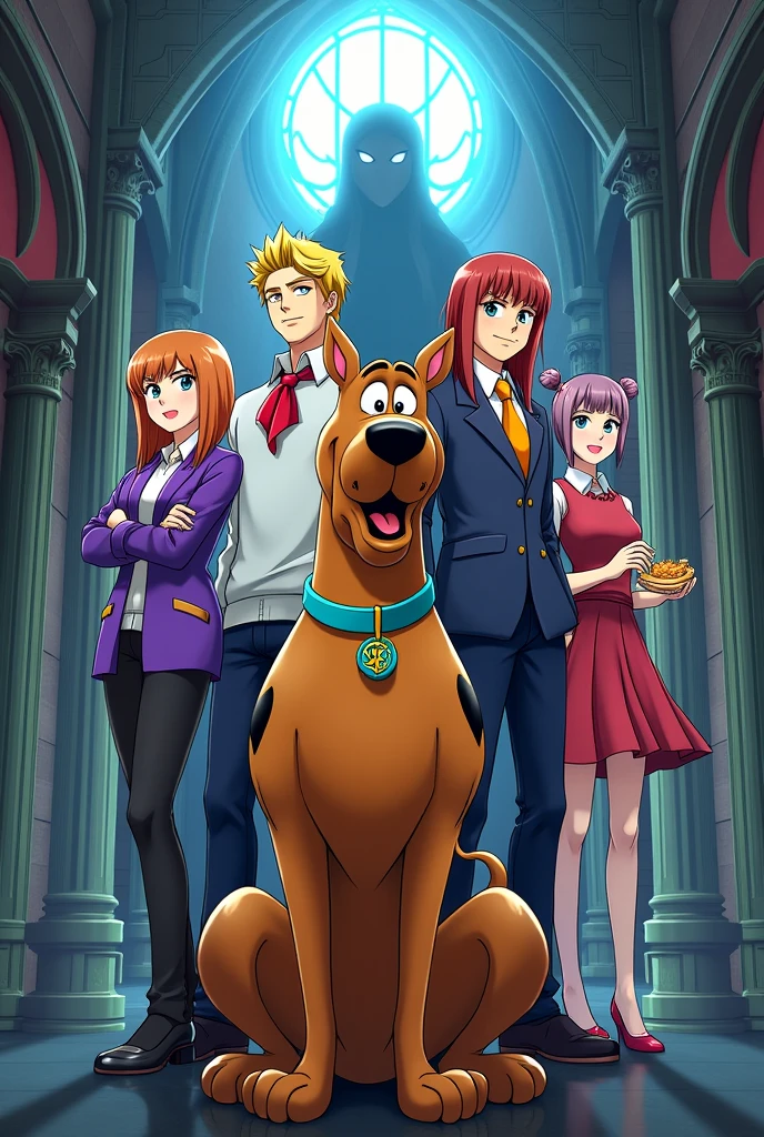 Scooby doo x High School dxd poster
