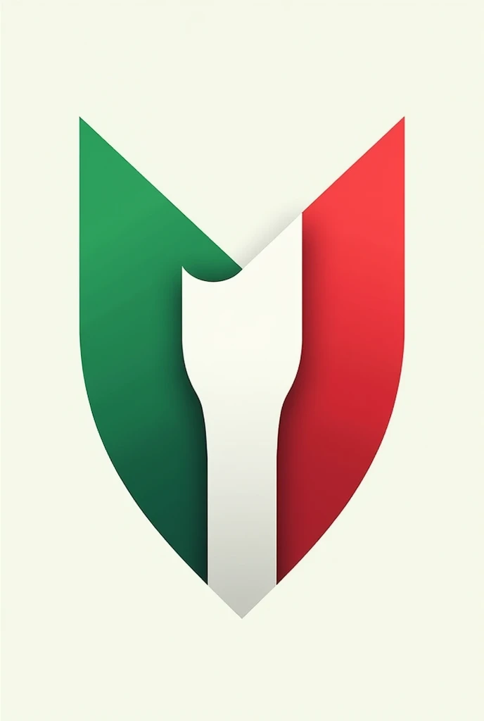 Logo d'un championnat de football italien vert blanc rouge sans joueur