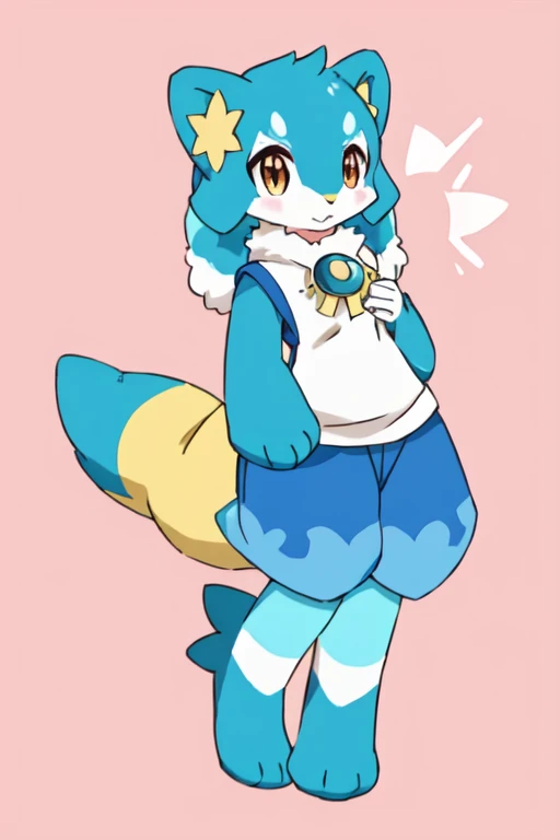 Furry female Maryam platypus pokemon sun and moon kemono fursuit style 