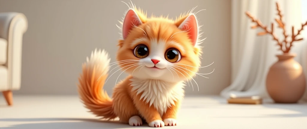 realistic cat、cute、digital art、picture、