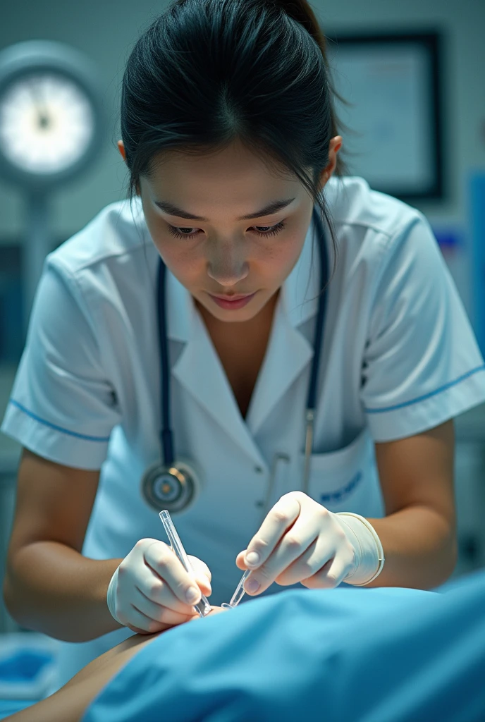 a cardiology nurse fighting death to save people's lives