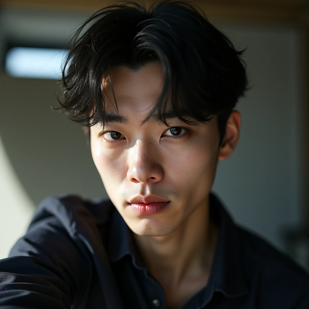 Japanese,male,Handsome,Selfie,Selphy,whole body,High resolution, atmosphere,