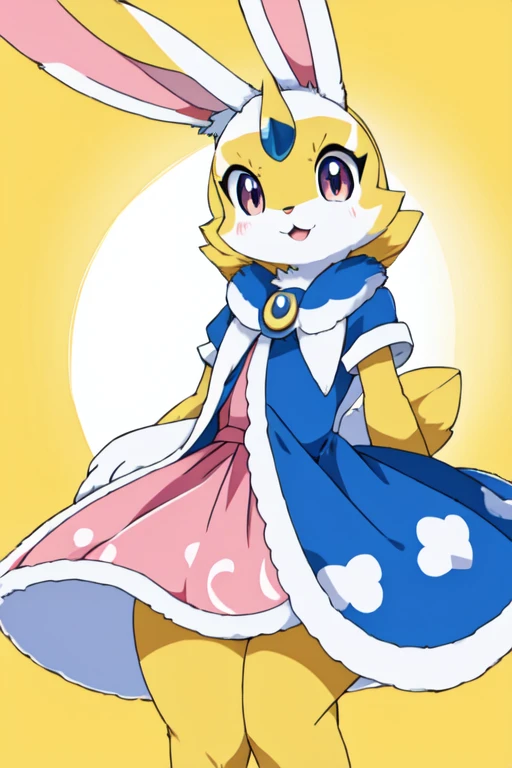 Furry female sara rabbit with new dress pokemon sun and moon kemono fursuit style