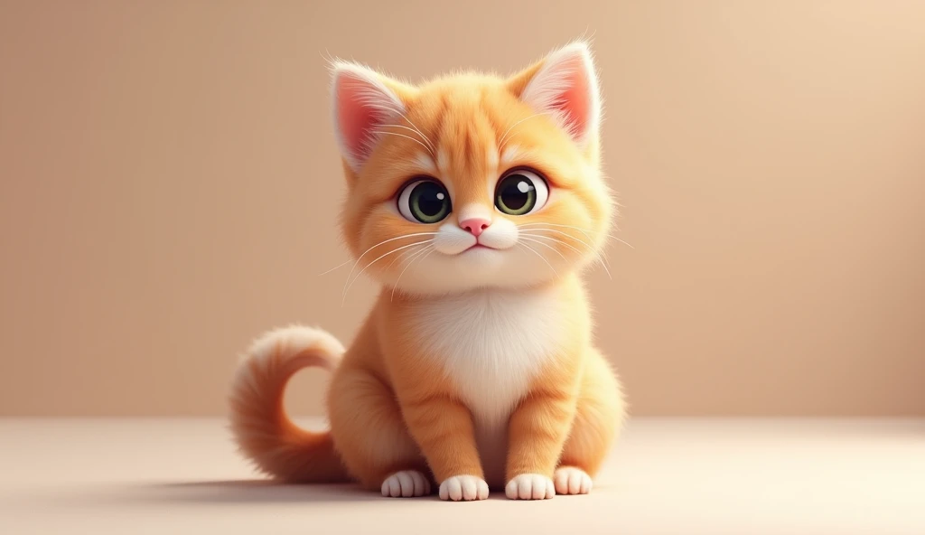 realistic cat、cute、digital art、picture、