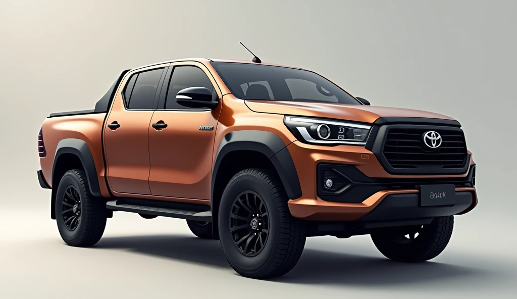 2025 Toyota hilux brown colour front side view