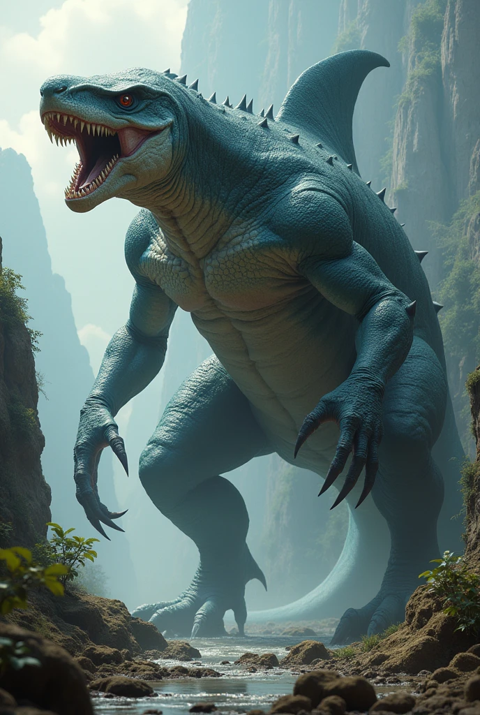 Fusion of shark and dinosaur