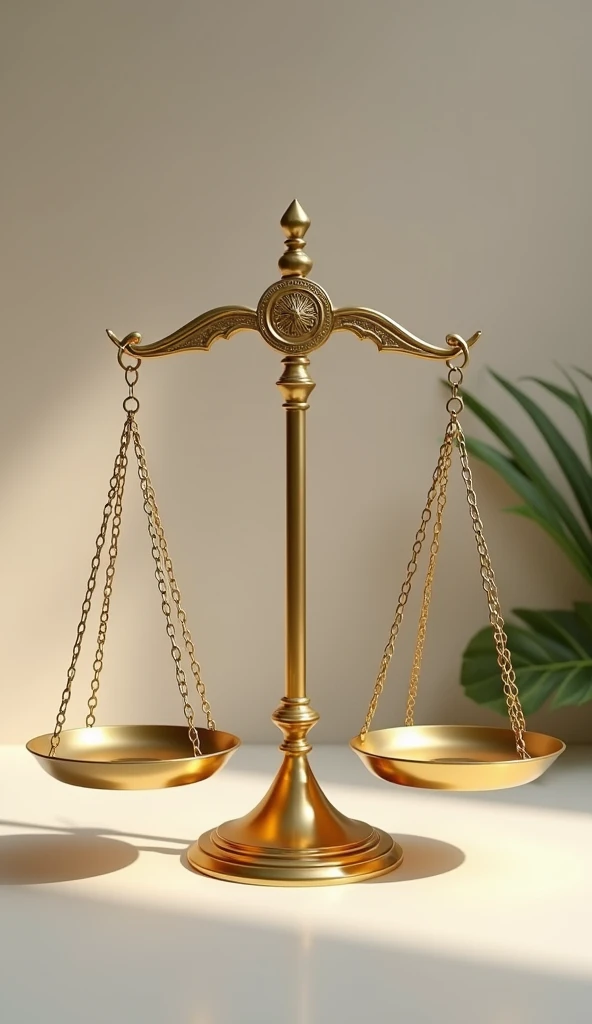 A golden scale with sacrifice on one side and success on the other.
