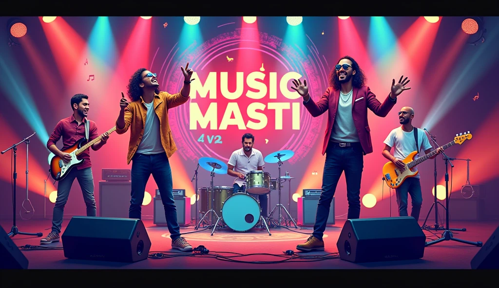 Music Masti Live banner for YouTube