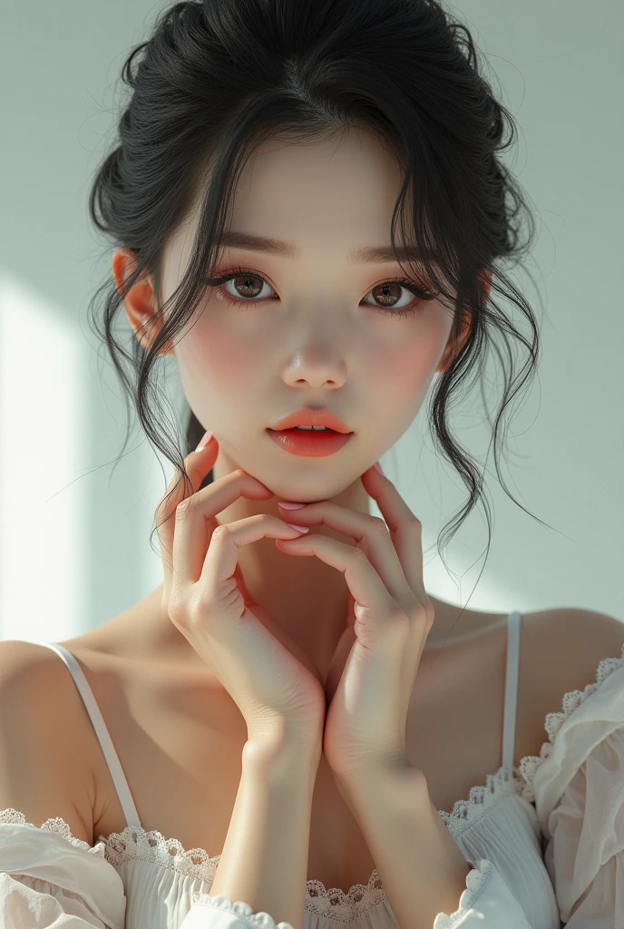 Hyper realistic quality , 4k , hyper quality , Gojo , perfect hands , perfect eyes , perfect face , perfect body ,
INFO