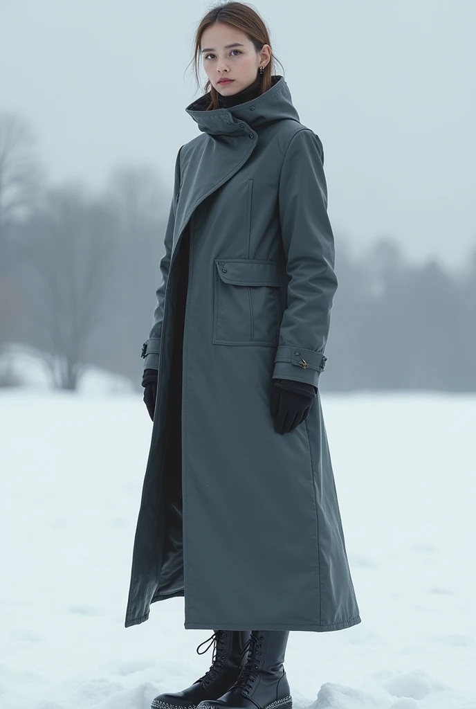 Just a winter coat made in plastic reclycke