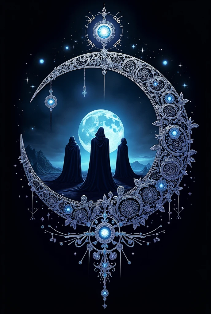 Make a symbol with the name wardians of the moon an image